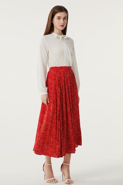 Damen Midirock rot